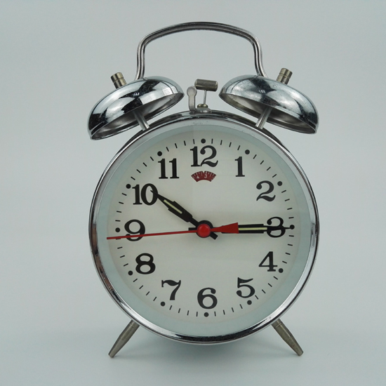 4 inch double bell alarm clock 840