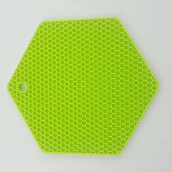 RH3331 Honeycomb silica gel pad Anti scald pad, non slip mat Silica gel pad silicone coasters silicone cup mat