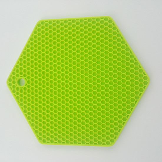 RH3331 Honeycomb silica gel pad Anti scald pad, non slip mat Silica gel pad silicone coasters silicone cup mat