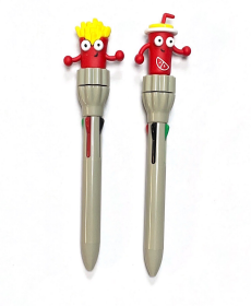 French fries multi-color pen ZP214